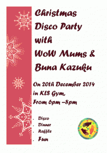 WoW Xmos Disco Party Poster 2014